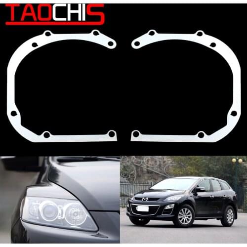 Taochis Car-Styling frame adapter module DIY Bracket Holder for Mazda CX-7 CX7 Low beam Hella 3 5 Projector lens Spot light