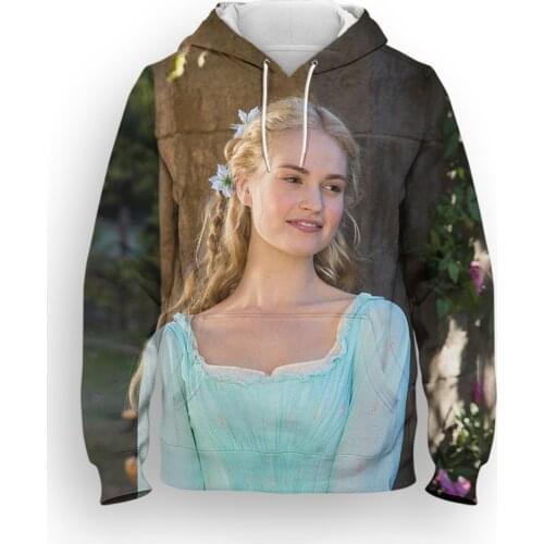 Cinderella Hooded sweatshirts Autumn 3D Print New Boy Girl Kids Oversized Hoodies Harajuku Mens clothing Fashion Women Pullover