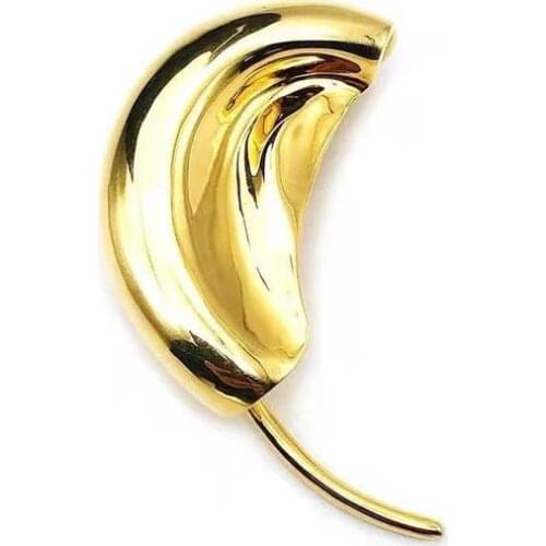 2021 Trend Jewelry Ear Clip Golden and Silvery Moon Ear Clip For Female Ear Clip Wedding Party Fashion Jewelry gift