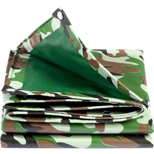 Thicken Tarp Waterproof Tarpaulin for Home Garden Outdoor Sun Shade Sail Various Size Tarp Cover Camouflage