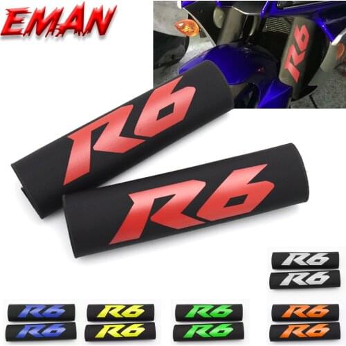 For YAMAHA YZFR6 YZF R6 Motorcycle Front Fork Protector Shock Absorber Decorative Suspension Protection Cover Stretch Fabric