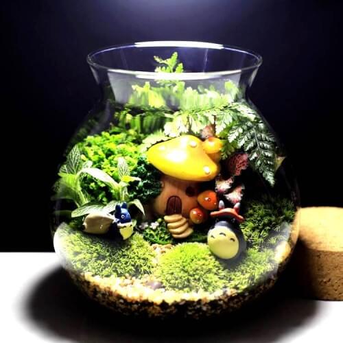 1piecemini Green Artificial Moss Stones Grass Bryophytes Home Garden Bonsai Decoration For Micro-landscape decoration