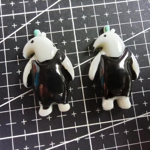 1pcs/lot resin flat back polar bear 35mm Scrapbook Embellishment DIY Phone Decoration