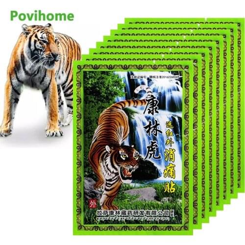 64pcs Tiger Balm Pain Relief Patch For Rheumatism Body Knee Joint Muscle Orthopedic Sticker Treatment Medical Plaster HealthCare
