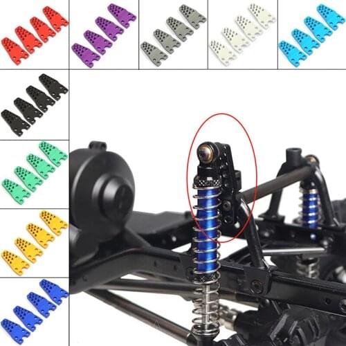 4pcs RC Car Shock Absorber Mount Adjust Height Angle Stand Suit for 1/10 RC Crawler Car SCX10 D90 Adjust Height Angle Stand