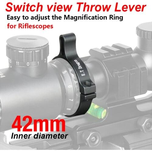 Free Shipping E.T Dragon Black Blue Riflescopes Switch View Throw Lever Hinged Design Compatibility Within 42mm gs33-0132