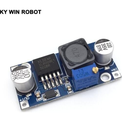 Free Shipping XL6009 DC-DC Booster module Power supply module output is adjustable Super LM2577 step-up module