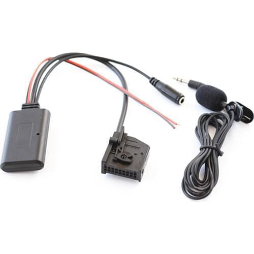 Bluetooth Microphone Handsfree Smartphone Call Adapter AUX Cable for Mercedes Comand 2.0 APS 220 W211 W208 W168 W203