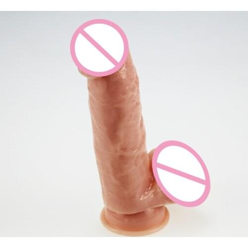 Big dick toy Silicone Realistic Dildo Soft Suction Cup Hot 4CM Huge Dildos For Women adult Sex Toys shop cyberskin Rubber Penis