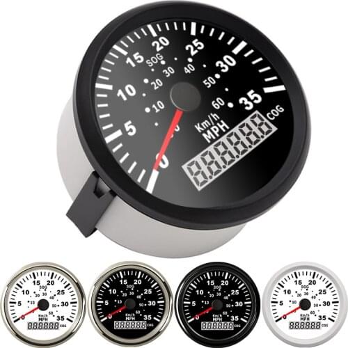 85mm Boat Digital GPS Speedometer Marine Truck Yacht Odometer Auto Gauge COG 35MPH 60KM/H painel moto universal motorcycle meter