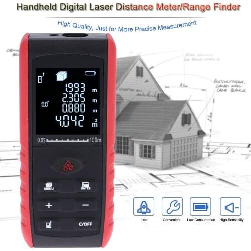 100m 80m mini Laser Rangefinders Digital laser distance meter rangefinder Tape measure Area Volume metro lazer metreler medidor