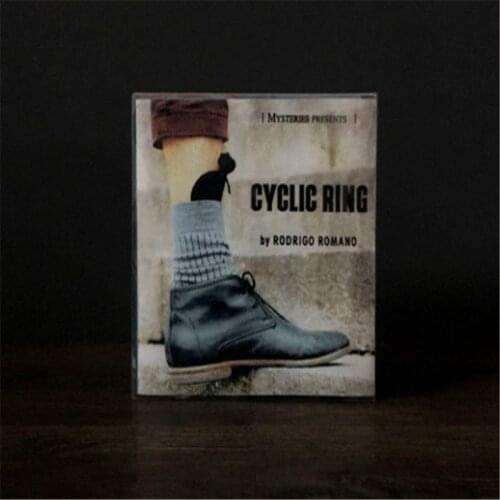 New Arrivals CYCLIC RING (Gimmick and Online Instructions) Street Magic Tricks Illusions Close up Magic Magician Toys Fun Hot