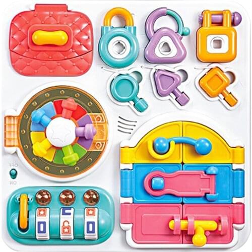 Baby Board Latches Doors Stem Board Early Educational Toy