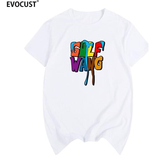 Golf Wang Harajuku Skate Hip Hop Tyler The Creator t-shirt Cotton Men T Shirt New Tee Tshirt Womens