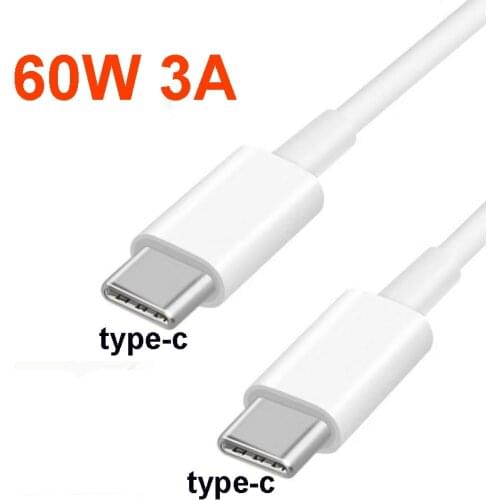 USB C to USB Type C for Samsung S20 PD 60W 1m 2m Cable for MacBook Pro iPad Pro2020 Quick Charge 4.0 USB-C Fast USB Charge Cord