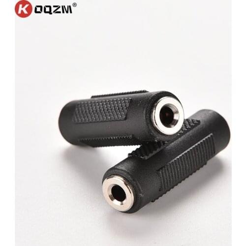 Mini 3.5mm Female to Female F/F Jack Stereo Audio Adapter Converter Connector Audio Adapter Coupler Metal Connector