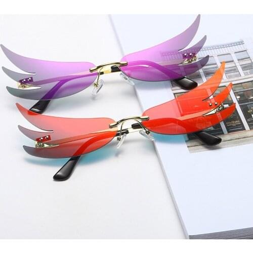 Vintage Flame Sunglasses For Women Sun Glasses Fashion Personality Coated Mirror Eyeglasses Female Brand Designer Oculos