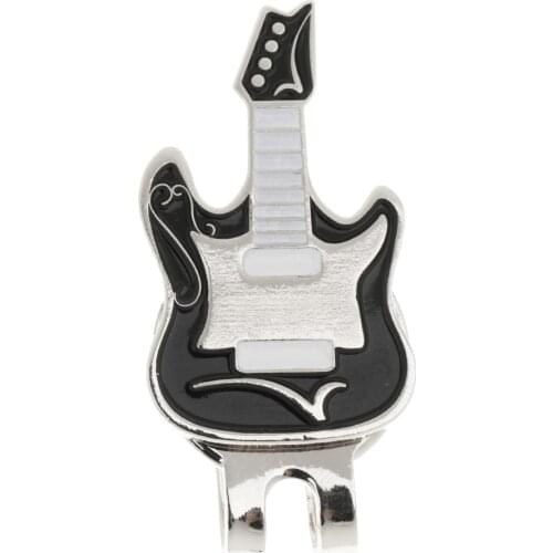Sturdy Electronic Guitar Hat Clips Golf Ball Marker Accessories