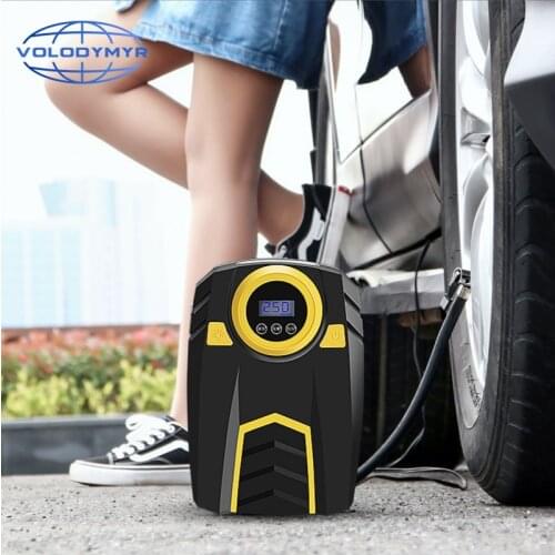 Volodymyr Digital Tire Inflator Car Portable Air Compressor Pump DC12 Volt Car Air Compressor for Auto Bicycles Car Motorcycles