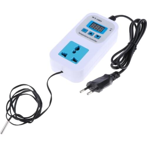 WT-1001 Smart Digital Temperature Controller Thermostat Switch 220V, EU Plug