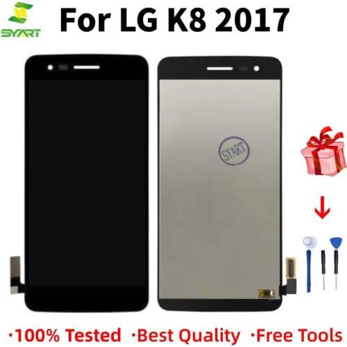 For LG K8 2017 Aristo M210 5.0 inch 100% Tested LCD Display Touch Screen Digitizer Assembly LCD Touch Sensor With Free Tools