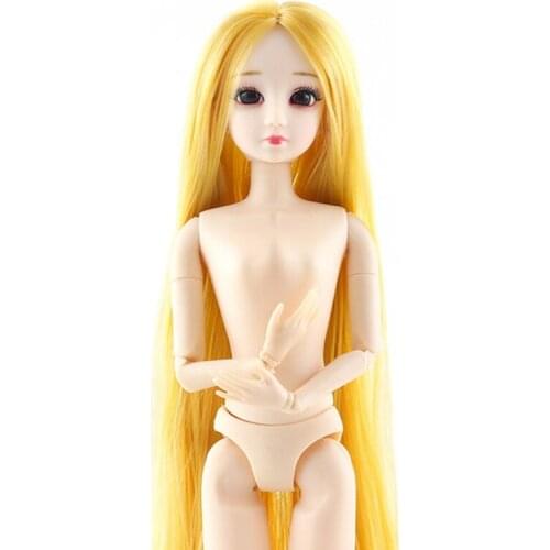 20 Moveable Jointed 30cm 1/6 Dolls Toys with Head Female Naked Nude Women Body Fashion Dolls Toy For Girls Gift
