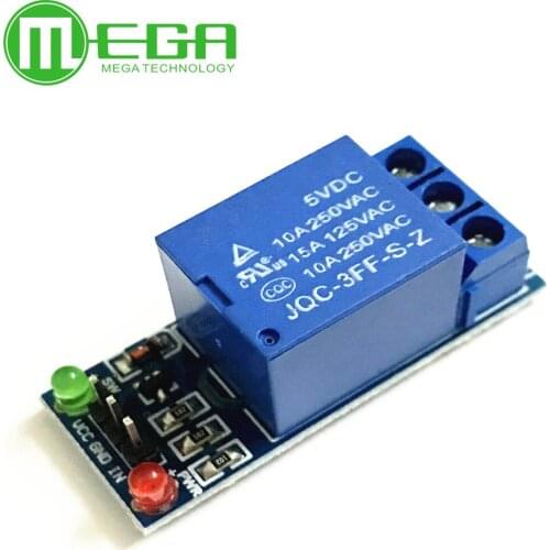 50pcs 1 Channel 5V Relay Module Low level for SCM Household Appliance Control For Arduino