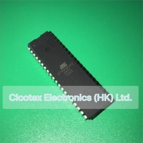 AT89S8252-24PI DIP-40 AT 89S8252-24PI IC MCU 8BIT 8KB FLASH 40DIP AT89S825224PI AT89S8252-24P1 AT89S8252 -24PI