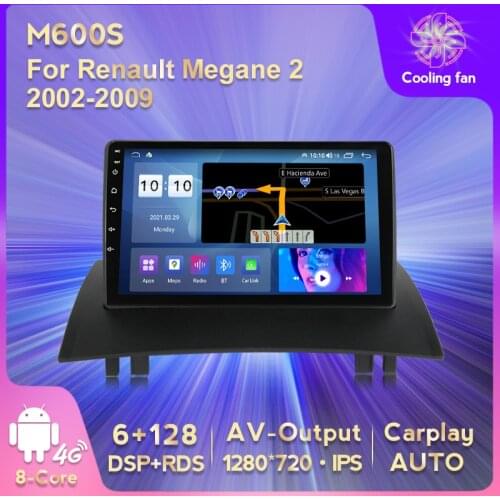 Android 11 Car Radio Multimedia Video Player For Renault Megane 2 2002-2009 Multimedia Player DSP 6G+128G GPS Navigation