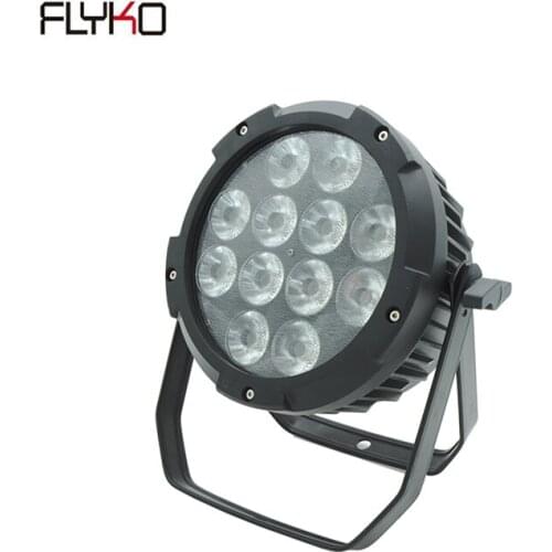 Free shipping waterproof 12x18w 6in1 led par light Rgbwa+uv battery power wireless dmx