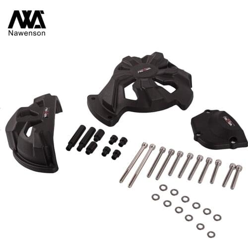 Motorcycle Engine Case Guard Crash Sliders Nylon Engine Protective Cover Set for Z900 2017-2020