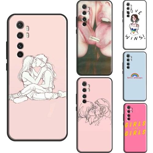 Girls Like Girls Lesbian LGBT For Xiaomi Mi 11 Lite Note 10 Mi 10T Pro 11 Ultra Phone Case For POCO F3 F2 F1 M3 X3 Pro