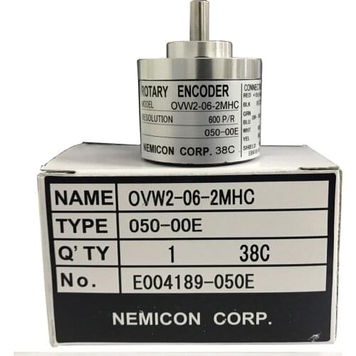Hot sale NEMICON OVW2-10-2MHC Open Collector Output 100 200 360 500 600 1000 1024 2000 2500 ppr incremental rotary encoder