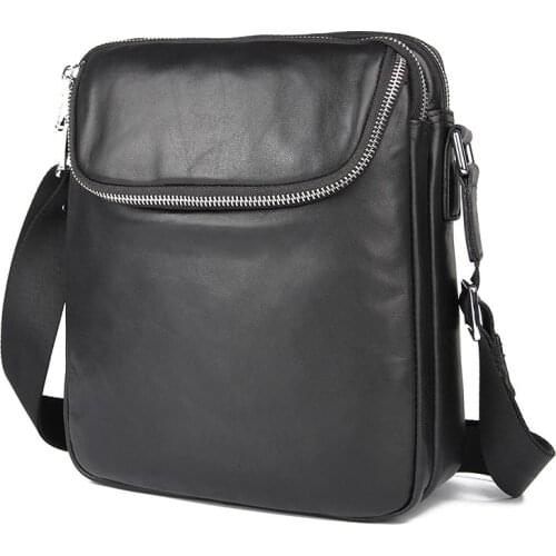 Quality Mans Handbag Travel For Ipad Man Flap Bag Cow Leather Mens Shoulder Bag Man Messenger Bags Male Bolsos Crossbody Bags