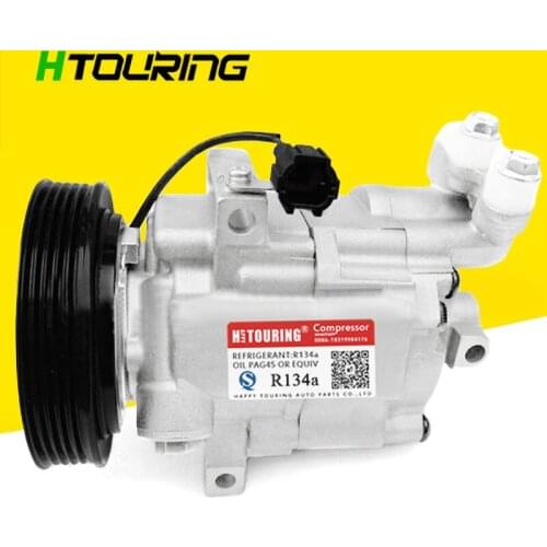 For Car Nissan MARCH III MICRA K12 16V NOTE E11 1.4 1.6 DKV08 AC Compressor 92600AX80A 92600AX80B 92600AX800 92600AX84B 5PK