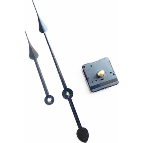 50Sets Wholesale Long Hands Clock 13.5MM Shaft Quartz Clock Movement Mechanism Kits DIY