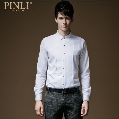 Free Shipping New fashion casual personality male mens long sleeved Autumn fashion slim shirt collar micro solid 8776 on sale