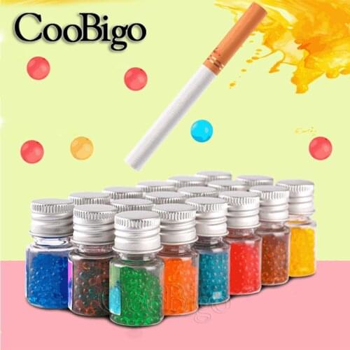 200Pcs Cigarette Pops Beads Holder Fruit Mint Coffee Flavor Capsule Explosion Blast Ball Holder Filter Smoking Gift Accessories