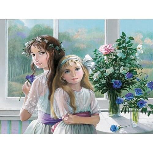 Snowing style Embroidery Counted Cross Stitch Kits Needlework - Crafts 14 ct DMC Color DIY Arts Handmade A28789