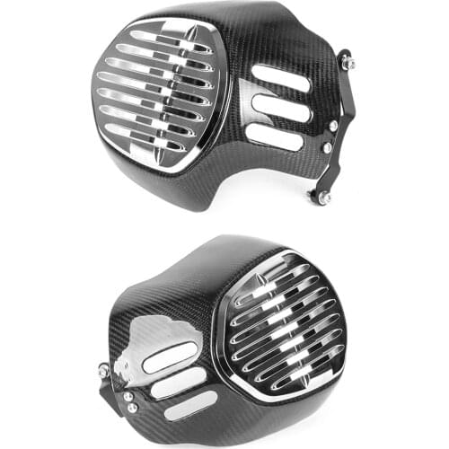 New Carbon Fiber Motorcycle Cylinder Head Guards Protector Cover Fairing For BMW R1200GS 2010 2011 2012 R NINET 2014 2015-2017