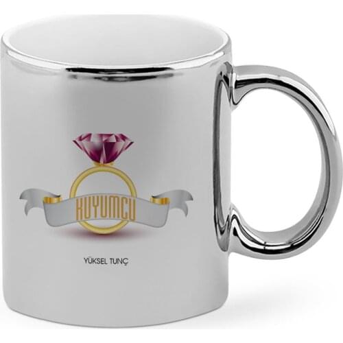 Personalized Professional Jewelry Store Chrome Mug Cup-1