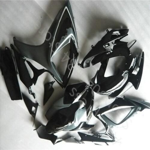 Custom full black For SUZUKI GSXR600 k6 06 07 GSXR750 06-07 GSX R600 K6 R750 GSXR 600 750 2006 -2007 Fairing