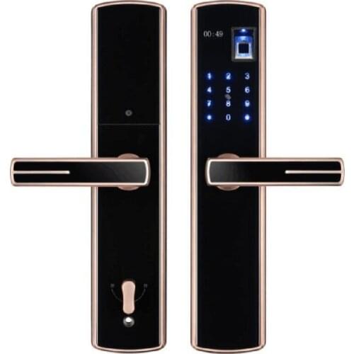 Popular Hotel door lock system using rfid card 125KHz or 13.56MHz fingerprint door lock