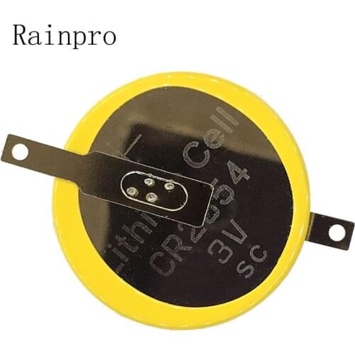 Rainpro 5PCS/LOT CR2354 2354 with flat patch pins Button cell 3V battery