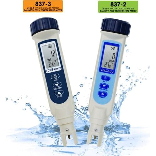 TDS / Salinity / Temperature Water Quality Tester Pentype Multi-Paramater for Saltwater Aquarium Pond