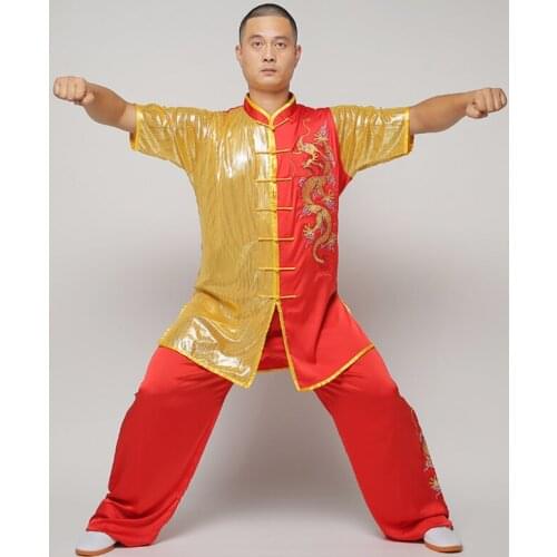 USHINE Chinese wushu uniform Kungfu clothes martial arts suit routine outfit nanquan costume man woman girl boy