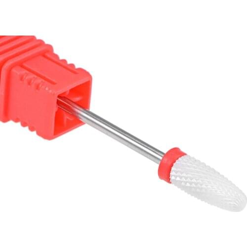 Uxcell Ceramic Nail Drill Bits 3/32 Inch Electric Nails File for Manicure Pedicure LL10
