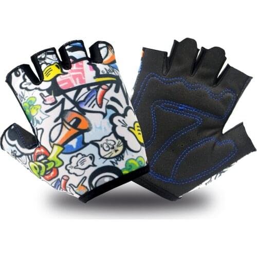 Bike Gloves Half Finger Team Guantes Ciclismo Breathable Gloves for Man Woman Kids Summer Bicycle Glove