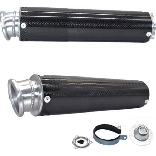 28-68mm Motorcycle carbon fiber Exhaust Pipe motorcycle exhaust For Honda CB400 CBR400 CB-1 CB400 VTEC CBR250 Z1000