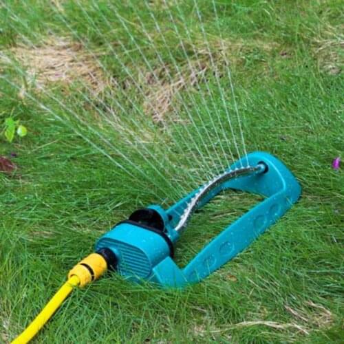 1pc 42*8cm Rocked Sprinkler Dedusting Cooling 15-Hole Garden Sprinkler for Garden Lawn Irrigation Sprayer